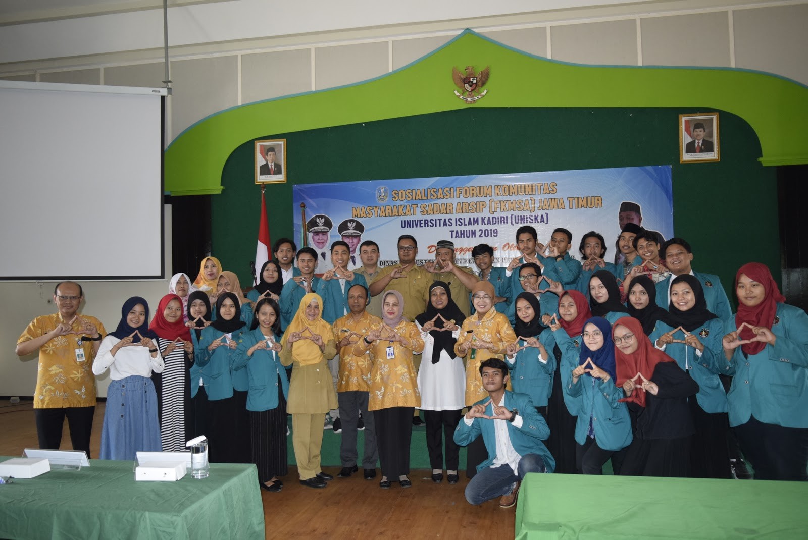 Sosialisasi FKMSA (Forum Komunitas Sadar Arsip) Jawa Timur tanggal 22 Oktober 2019